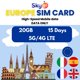 thumbnail image 1 of Tarjeta SIM SkyGo Europa 20 GB por 15 días, solo datos 4G/5G, 1 of 5
