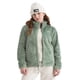 thumbnail image 1 of Chaqueta The North Face Osito para mujer, forro polar con cierre completo, XXL, color pizarra, 1 of 6