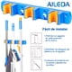 thumbnail image 1 of Rack Organizador Escobas Aileda Colgador De Escobas Soporte Escobas Color Azul, 1 of 4