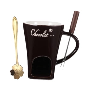 Bothyi - Taza De Fondue De Chocolate Fundidor De Chocolate Hogar Aniversario Helado Olla Caliente Taza De Café