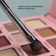 thumbnail image 2 of Juego de 2 brochas de doble punta para sombras de ojos, de fibra suave, plateadas, para contorno de nariz, herramienta cosmética, 2 of 8