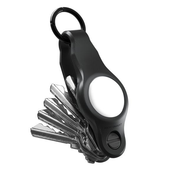 Llavero KEY SMART Soporte para AirTag de Silicona Negro