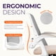 thumbnail image 3 of Escritorio de oficina, silla ergonómica para videojuegos, NEO CHAIR, color beige, 3 of 9