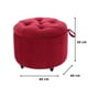 thumbnail image 3 of Pouf Baúl Zoe Rojo Felpa 60x60x50 cm, 3 of 3
