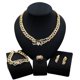 thumbnail image 5 of 4 Pzas Conjuntos de Joyería Brillantes para Mujer de Honor y Novias para Mujer Collar de Amor de Cristal Pulsera Anillo Ajustable Aretes Conjuntos de Joyería para Mujer para Boda Fiesta Graduación, 5 of 8