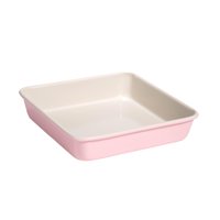 Molde Para Hornear Paris Hilton 23 Cm Antiadherente Rosa Crema