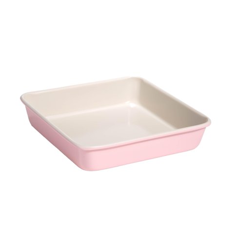 Molde Para Hornear Paris Hilton 23 Cm Antiadherente Rosa Crema