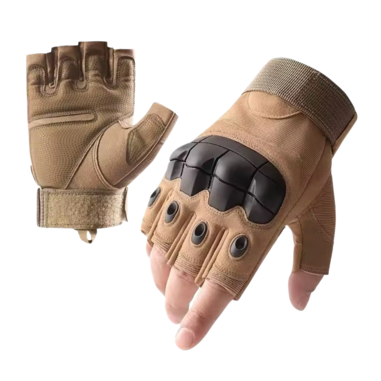 Genérico - Guante Corto Táctico Militar Moto Bicicleta Airsoft