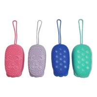 Genérico - Set 8 Esponjas Baño Exfolia Silicona Masaje Limpieza Lau