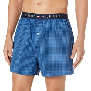 Ropa Interior Tipo Bóxer Tommy Hilfiger Tejida Para Hombre, Color Azul Índigo