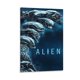thumbnail image 1 of Alien Cuadro decorativo colgante - Arte de pared - Póster enmarcado - Decoración de pared - Regalos para familia, amigos y aficionados 40*60 cm, 1 of 6