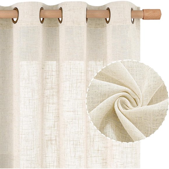 Cortinas LAMIT 20% lino y 80% poliéster