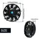 thumbnail image 2 of Ventilador BLACKHORSE-RACING 18 cm 12 V 80 W Kit Delgado, 2 of 9