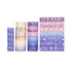 thumbnail image 5 of Cinta Washi YUBBAEX 15 mm x 3 m, 12 rollos, estrellas moradas, 5 of 9