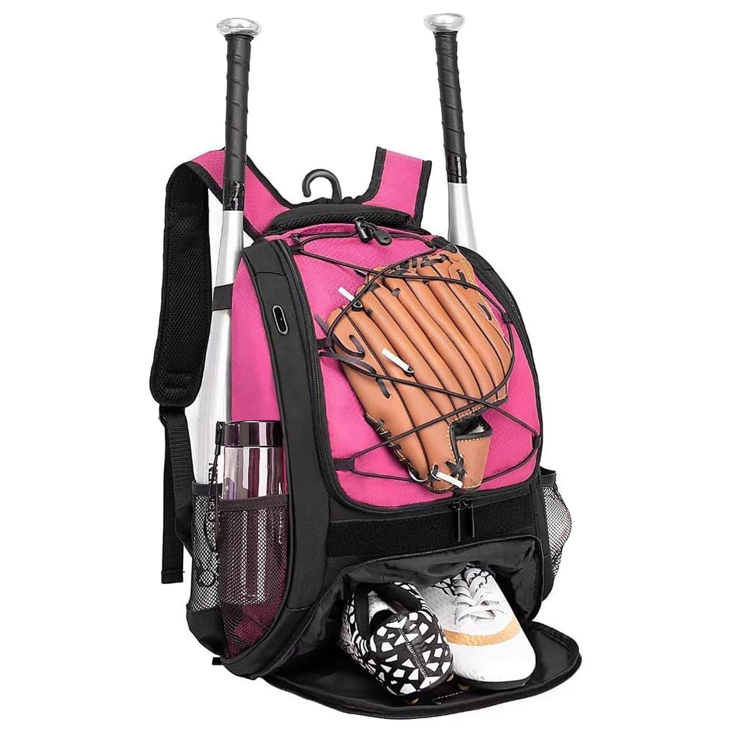 Bolsa De Béisbol Dafisky, Mochila De Softball Para Jóvenes Y Adultos, Rosa