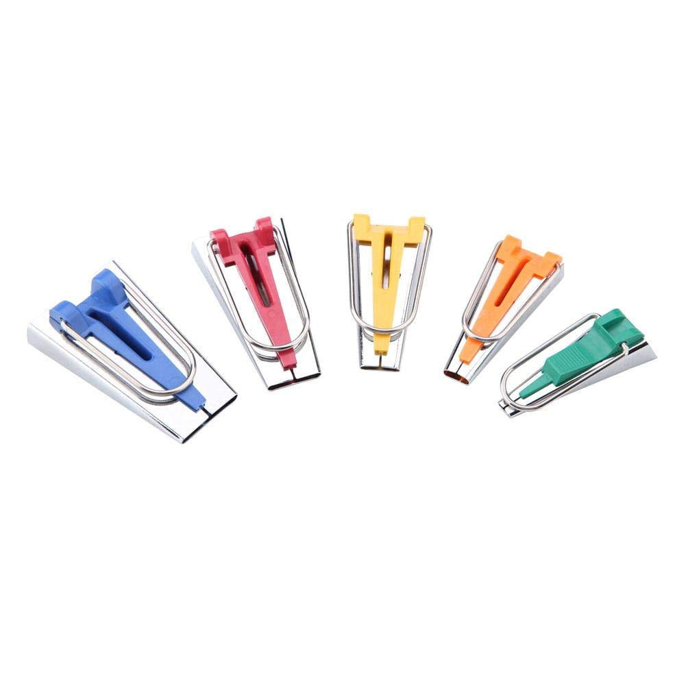 Xusx111 - 10 Paquetes De Fabricantes De Cinta De Sesgo Conjunto De Herramientas De Fabricante De Cinta De Tela Conjunto De Herramientas De Coser De Bricolaje De Acolchado De Sesgo 5 Tamaños 6mm / 9mm