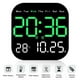 thumbnail image 1 of RELOJ DIGITAL DE PARED CUADRADO CON CONTROL REMOTO verde, 1 of 3