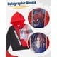 thumbnail image 2 of Conjunto de sudadera con capucha y jogger para niño Disney Marvel Spider-Man rojo talla 5, 2 of 5