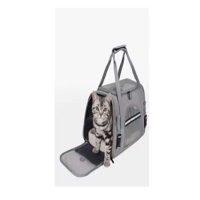 Todo Para El Hogar - Mochila Para Mascota Perro Y Gato Transportador Respirable (Gris)