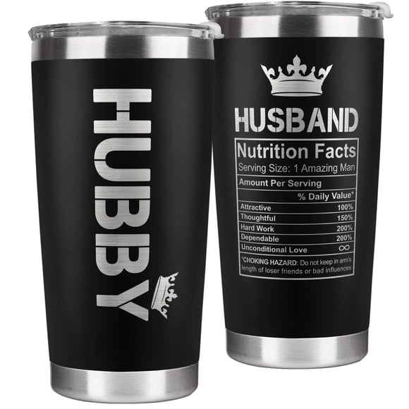 Vaso térmico Mocosweeties de 20 oz negro de acero inoxidable