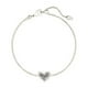 thumbnail image 1 of Kendra Scott Ari Heart Link Chain Bracelet for Women Fashion Jewelry RhodiumPlated Platinum Drusy 4217710132, 1 of 2
