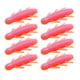 thumbnail image 3 of Kit De Señuelos De Pesca Blandos, Suministros Portátiles Prácticos Y Vivos, Aparejos De Pesca, Color Rosa, 8 Uds., 3 of 3
