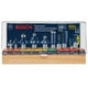 thumbnail image 1 of Juego de brocas fresadoras BOSCH RBS010, 10 piezas, con punta de carburo, 1/2 y 1/4 pulgadas, 1 of 3