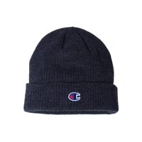 Beanie Champion Heather Con Puños Acanalados, Color Azul Marino, Paquete De 2