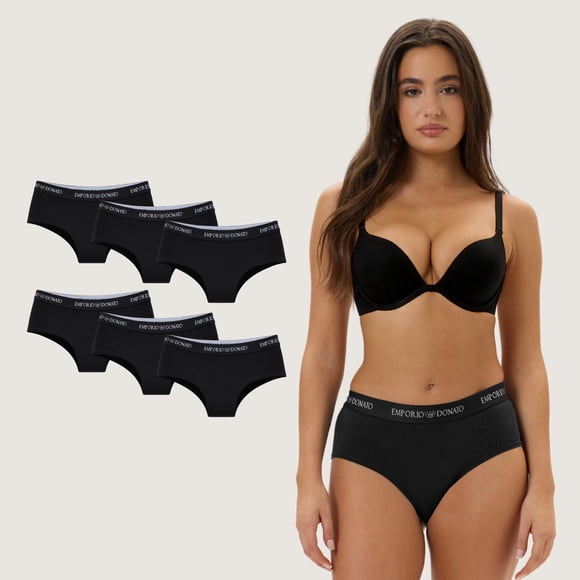 Pack de 6 Calzones Pantaleta Algodón Mujer
