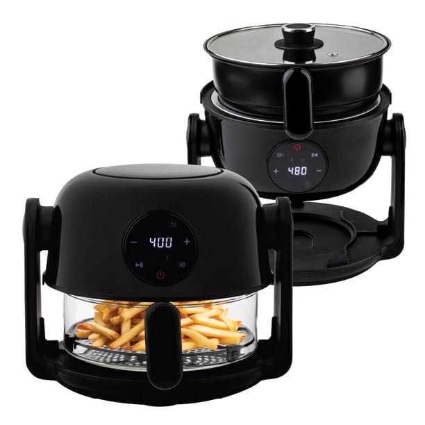 Air Fryer Aria de cerámica antiadherente de 4 litros con pantalla ...