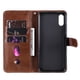 thumbnail image 3 of Funda con Cremallera para Xiaomi Redmi 9A, Carcasa Cartera de Cuero PU con Soporte y Tarjetero, 3 of 6