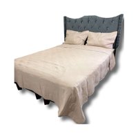 Iiimussa - Cobertor Quilt De Lujo Verano Delgado 2 Plazas Beige