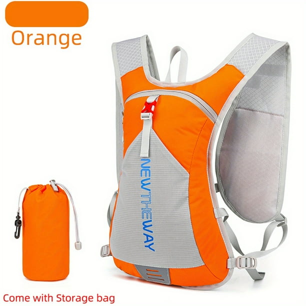 1pc Close-fitting Ultralight Breathable Outdoor Sports Backpack, Foldable Backpack, Suitable For Running Cycling Hiking Mountaineering, Anti-splashing Wear-resistant Backpack, Backpack Inside With Fix