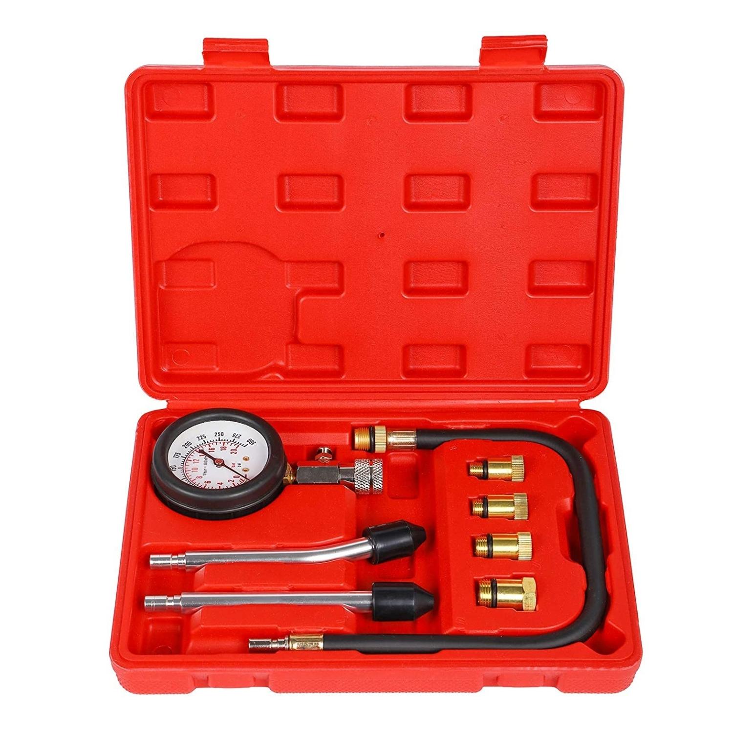 Importclick - Medidor Compresión Auto Moto Cilindros Deluxe