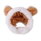 thumbnail image 3 of Sombrero de Disfraz de Gato – Protección contra el Ruido, Orejas Suaves, Gorro Cálido para Mascotas (Gato, Perro), Blanco y Marrón, 3 of 3