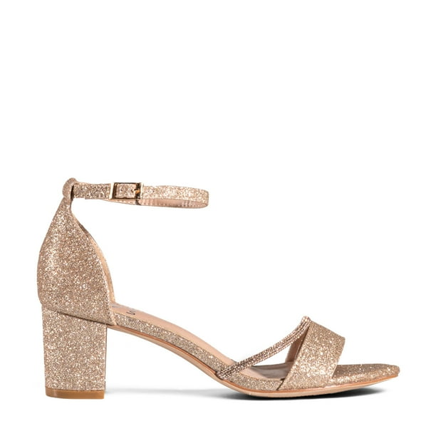 Sandalia Taco Fiesta Champan Mujer Weide YOU132