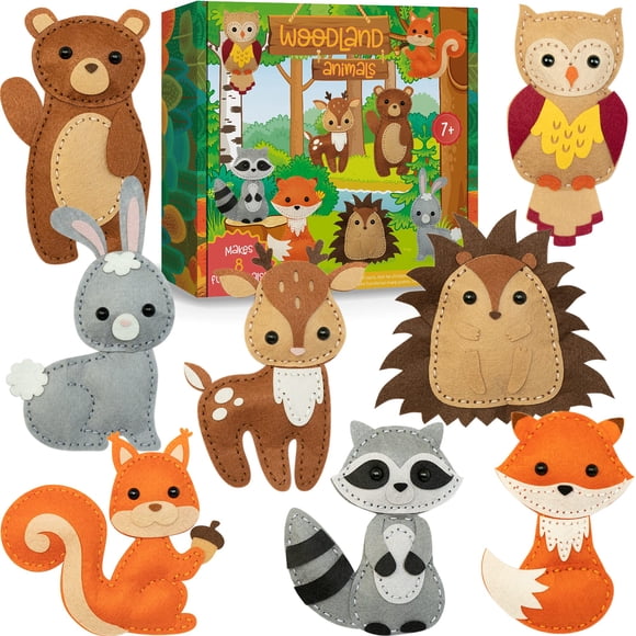 Kit De Costura Para Coser Tus Propios Animales De Fieltro Para Niños De 7 A 12 Años
