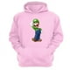 thumbnail image 1 of Polerón Canguro Plomero Verde Rosa Talla S Unisex, 1 of 2