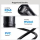 thumbnail image 4 of Cable Ethernet Matters Cat6 EtherCon RJ45 de 150 pies, color negro, 4 of 7