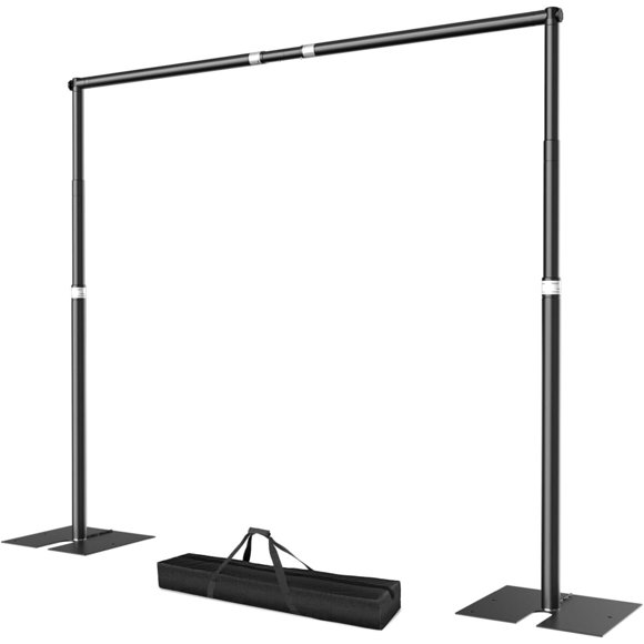 EMART Soporte resistente para fondos de 10 x 10 pies con barras y bases