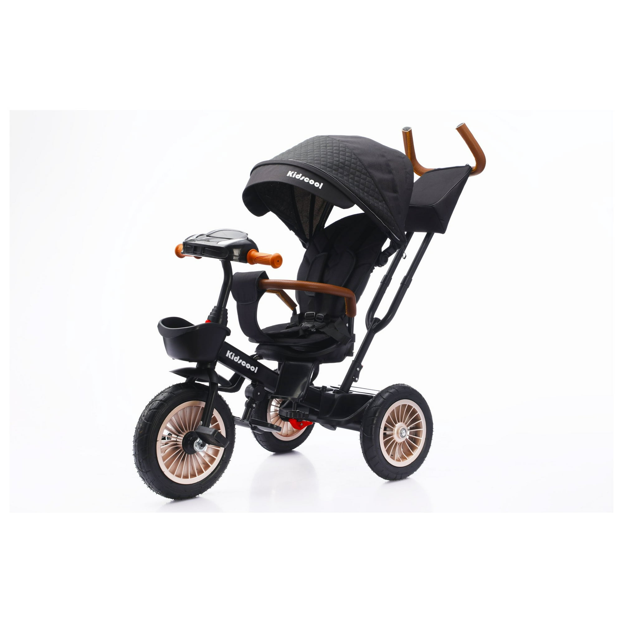 Kidscool - Triciclo Multifuncion Negro Luxor 360