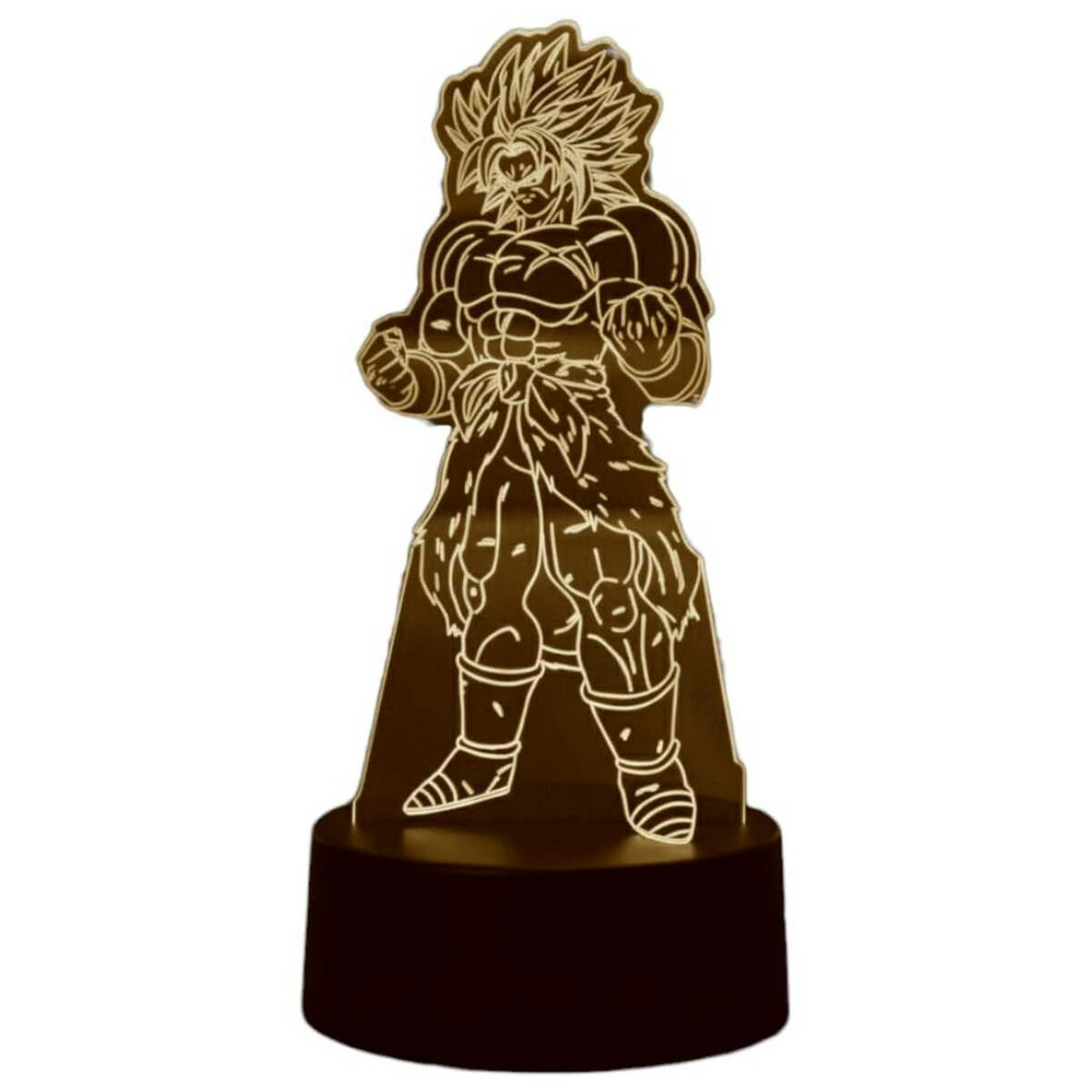 Lampara Ilusion 3d Broly De 7 Colores, Base Touch