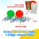 thumbnail image 4 of Juego JA-RU de matatena vintage de metal con 2 pelotas rebotadoras, 4 of 8