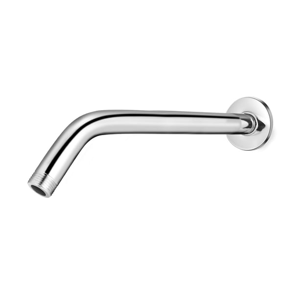 Brazo de ducha Rulnfichy de 25 cm, extensión cromada para montaje en pared