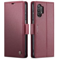 Caseme Tipo Cartera Samsung Galaxy M32 5G Con Cierre Magnético, Rfid, Tarjetero, Soporte, Carga Inalámbrica