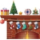 thumbnail image 3 of Pegatina de pared para chimenea navideña, calcomanía de pared para chimenea navideña, arte de pared de PVC, suministros de decoración navideña para fiestas navideñas, 3 of 7