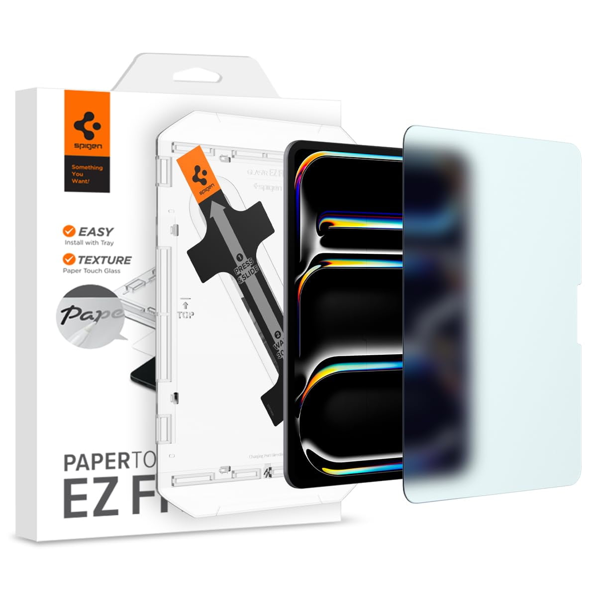 Protector De Pantalla Spigen Papertouch De Cristal Templado Para Ipad Pro 11
