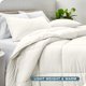 thumbnail image 2 of Juego de edredón Bare Home Cal King ultra suave color crema, 2 of 8