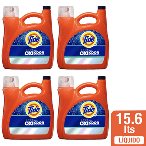 Pack X 4 Detergente Líquido Tide Ultra Oxi 3.9 L