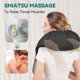 thumbnail image 2 of Masajeador Snailax SL632NCG Shiatsu inalámbrico con calor, 2 of 3